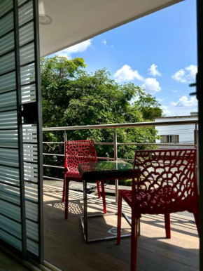 Apartamento, balcón privado y terraza al aire libre